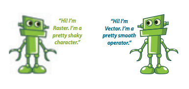 raster vs. vector images